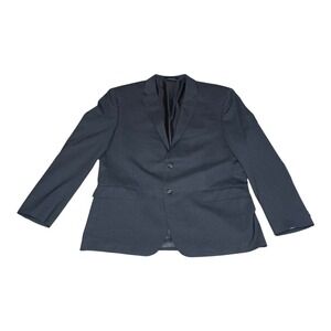 Lauren Ralph Lauren Mens Slim Fit Charcoal Gray Wool Blazer Elbow Patches 46R